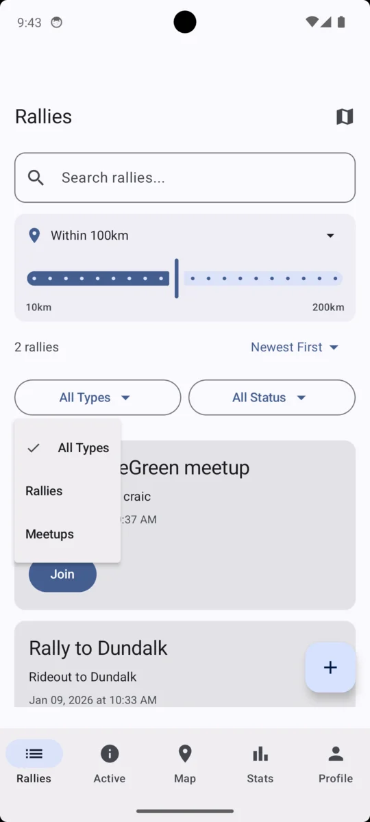 Basecamp - Rally list view